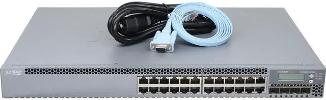 Main image of Juniper EX3300-24P 24P 1GbE PoE+ 4P 10GbE SFP+ Switch