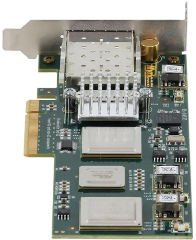 Alt view image 4 of 6 - MYRICOM 10G-PCIE2-8C2-2S-SYNC Dual 10Gbps PCIe SFP+ Adapter (10G-PCIE2-8C2-2S-SYNC-OSTK)