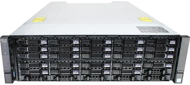 Alt view image 2 of 6 - Dell EMC Compellent SC7020 Storage Array 2x 10GB Controller 24x 3.84TB SAS SSD