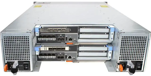 Alt view image 5 of 6 - Dell EMC Compellent SC7020 Storage Array 2x 10GB Controller 24x 3.84TB SAS SSD