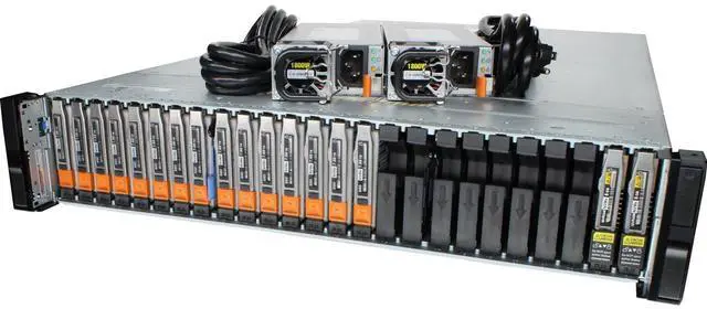 Main image of Dell EMC PowerStore 1000T 15x 7.68TB NVMe SED SSD 4x 10/25GbE SFP+ 2x 4x 32GB FC