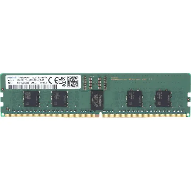 Alt view image 3 of 3 - Samsung 16GB 1Rx8 DDR5 RDIMM- 5600MT/s (M321R2GA3EB0-CWMXJ-OSTK)