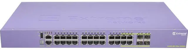 Alt view image 2 of 5 - Extreme Networks X440-G2-24P-10GE4 24P 1GbE PoE+ 4P SFP Switch