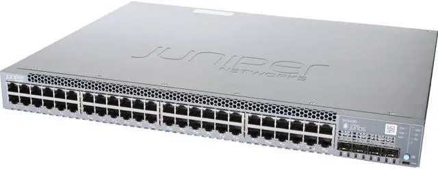 Alt view image 3 of 5 - Juniper EX3400-48T-AFI 48P 1GbE 4P SFP+ 2P QSFP+ Switch