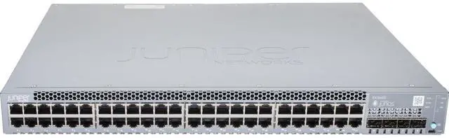 Alt view image 2 of 5 - Juniper EX3400-48T-AFI 48P 1GbE 4P SFP+ 2P QSFP+ Switch