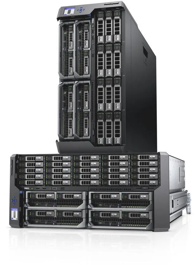 Main image of Dell VRTX Server 2x M630 2x E5-2690v3 2.6GHz 12C 128GB 12x 12TB 7.2K SAS