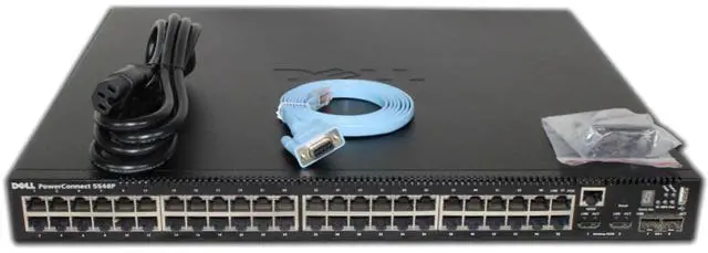 Main image of Dell PowerConnect 5548P 48P 1GbE PoE 2P 10GbE SFP Switch