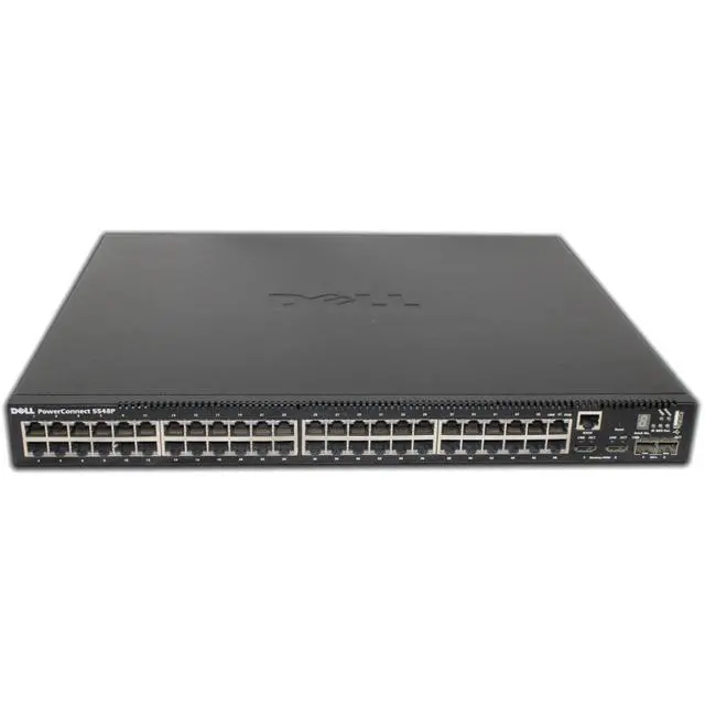 Alt view image 2 of 3 - Dell PowerConnect 5548P 48P 1GbE PoE 2P 10GbE SFP Switch