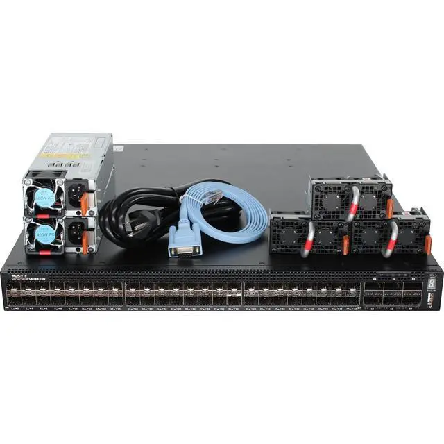 Alt view image 4 of 5 - Dell Networking S4048-ON 48P SFP+ 6P QSFP+ I/O-PSU Switch (Kit)