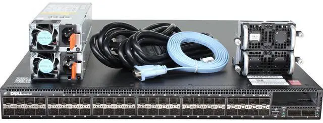 Main image of Dell Networking N4064F 48P 10GbE SFP+ 2P 40GbE QSFP+ Switch