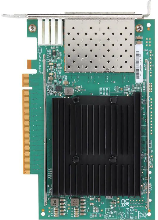 Alt view image 5 of 5 - VHW9N Dell QLogic QLE2774-PP Quad Port 32Gb Fibre Channel FH
