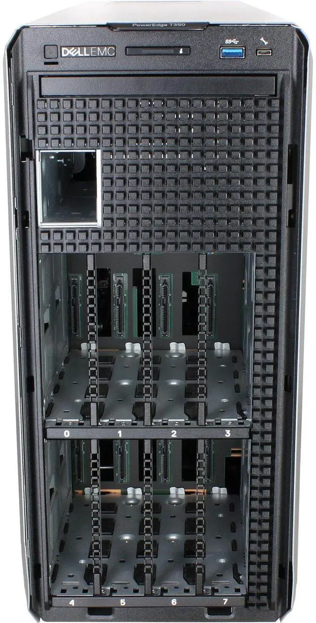 Alt view image 2 of 6 - Dell T350 Tower Server 1x E-2374G 4C 32GB 2x 2.4TB 10K SAS H755
