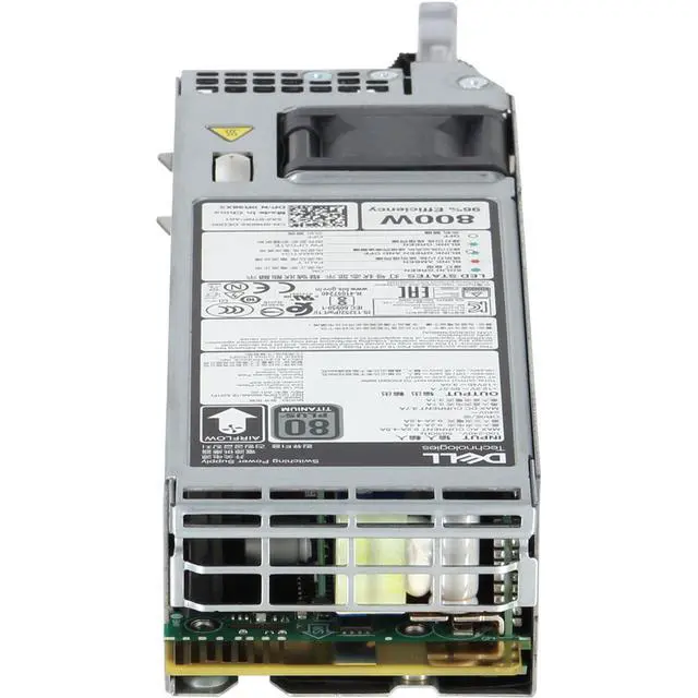 Alt view image 4 of 5 - R98X5 Dell 800W Titanium 60mm MHS Hot-Plug Power Supply (100-240Vac)