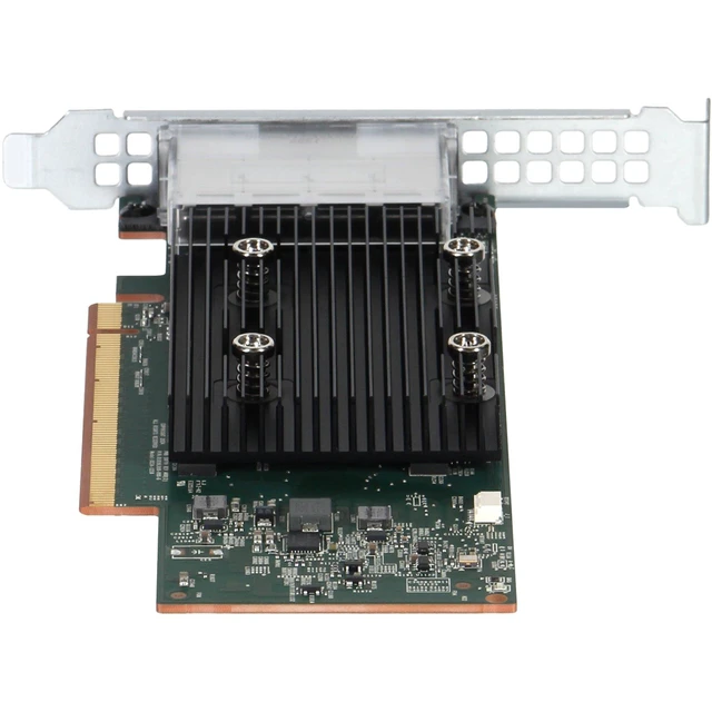 Alt view image 4 of 5 - 8Y0MW Dell HBA465e 24Gb/s Quad Port External Host Bus Controller FH Adapter