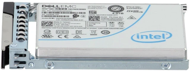 Alt view image 3 of 5 - R1K6J-CD1 Dell 4TB NVMe Gen3 RI TLC 2.5 SSD P4510