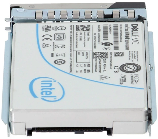 Alt view image 4 of 5 - R1K6J-CD1 Dell 4TB NVMe Gen3 RI TLC 2.5 SSD P4510