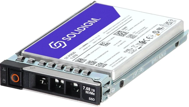 Main image of 86DM1-CDL Dell Solidigm 7.68TB Enterprise NVMe Gen4 RI TLC SED 2.5 SSD D7-P5520