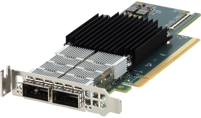 Main image of 98JH8 Dell Mellanox ConnectX-6 CX653106A HDR IB Dual 200GbE QSFP56 LP Adapter