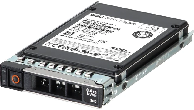 Main image of 64K9C-CD1 Dell 6.4TB Enterprise NVMe Gen4 MU TLC 2.5 SSD PM1745