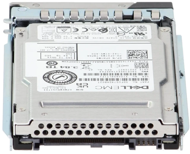 Alt view image 4 of 5 - FH1W9-CDN Dell 3.84TB 12/24Gbps SAS RI TLC SED FIPS 2.5 SSD KPM6WRUG3T84