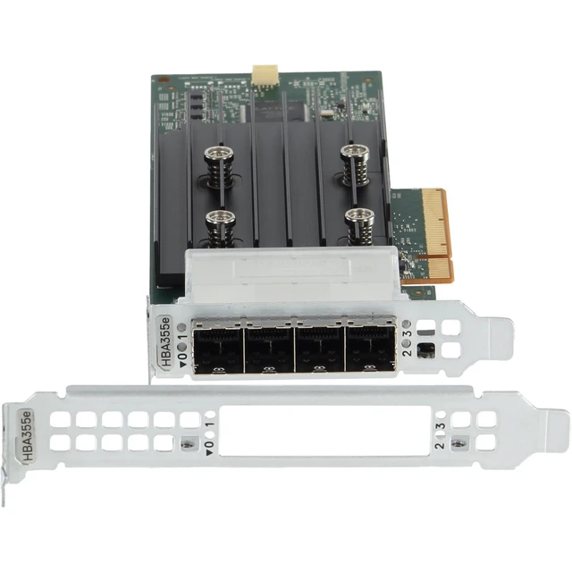 Alt view image 2 of 5 - M0NKH-CKT Dell HBA355e 12Gb/s Quad Port External Host Bus Adapter LP/FH Kit