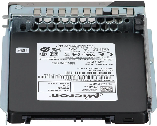 Alt view image 4 of 5 - YNRXC-CDN Dell 960GB 6Gbps SATA RI TLC 7mm 2.5 SSD 5300 Pro for Workstations
