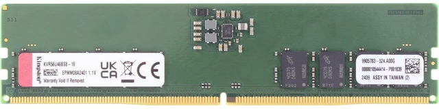 Alt view image 3 of 3 - KVR56U46BS8-16 Kingston 16GB 1Rx8 DDR5 Non-ECC UDIMM 5600 MT/s