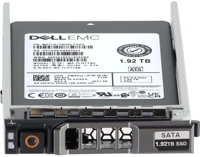 Alt view image 2 of 5 - 9F9Y6-CD2 Dell 1.92TB 6Gbps SATA RI TLC 2.5 SSD PM883a