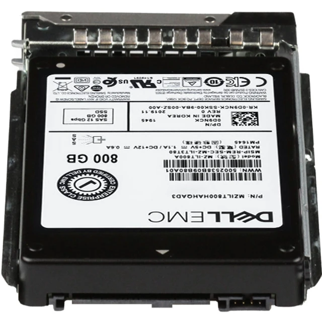 Alt view image 4 of 5 - D9NCK-CP1 Dell 800GB 12Gbps SAS MU TLC 2.5 SSD PM1645 CPO