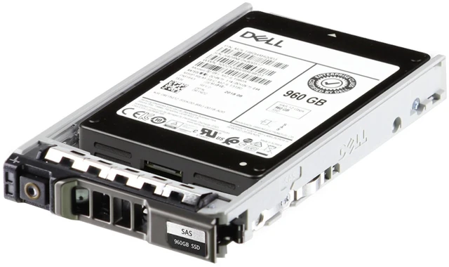 Main image of R1ND2-CP1 Dell 960GB 12Gbps SAS RI TLC 2.5 SSD PM1643 CPO