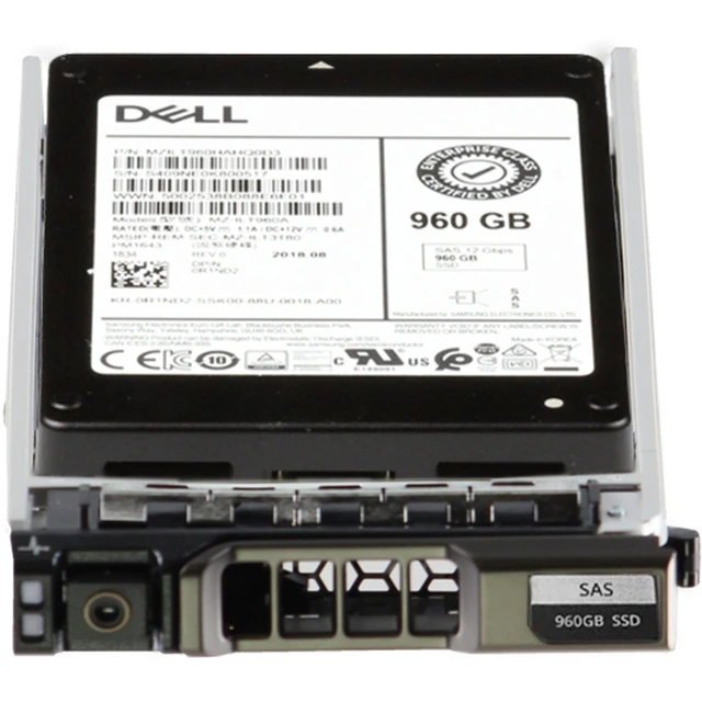 Alt view image 2 of 5 - R1ND2-CP1 Dell 960GB 12Gbps SAS RI TLC 2.5 SSD PM1643 CPO