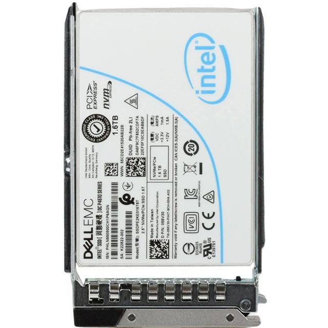 Alt view image 5 of 5 - 58V30-CP1 Dell 1.6TB NVMe Gen3 MU TLC 2.5 SSD P4610 CPO