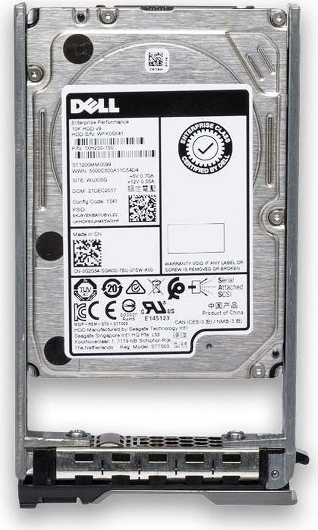 Alt view image 2 of 2 - Dell 1.2TB 10K 6Gbps SAS 2.5 HDD 512n (RMCP3)