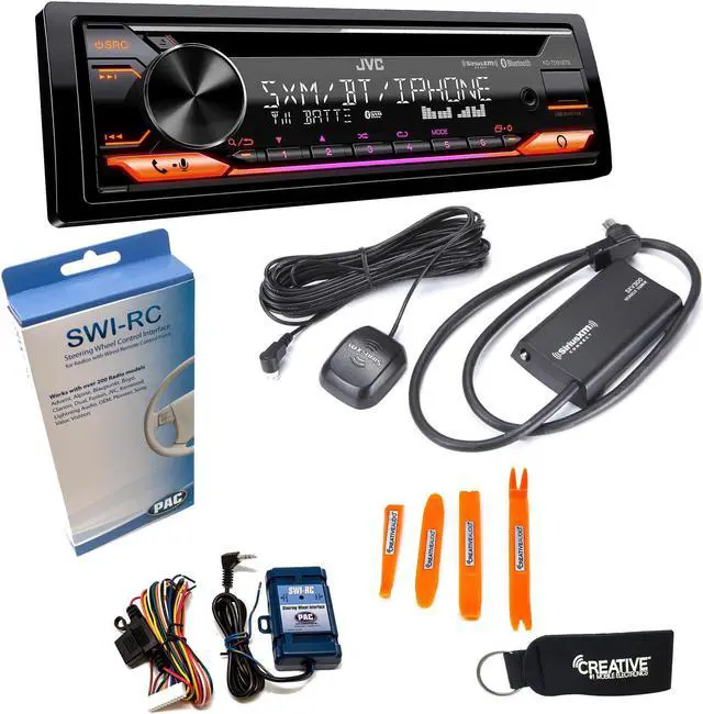Main image of JVC KD-TD91BTS - CD Receiver w/ Bluetooth, USB, Amazon Alexa + SirusXM Radio Tuner & Swi-RC Control Interface