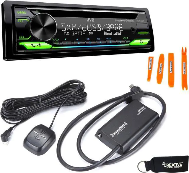 Main image of JVC KD-T915BTS - CD, Bluetooth, Dual USB, AUX, Amazon Alexa + SirusXM Radio Tuner & Swi-RC Control Interface
