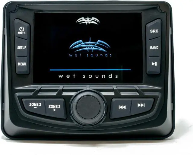 Alt view image 2 of 4 - Wet Sounds Ultimate Golf Cart Audio Bundle, Radio, 2-RGB White Grill 6.5" Speakers, 8" powered sub, Wiring Kit