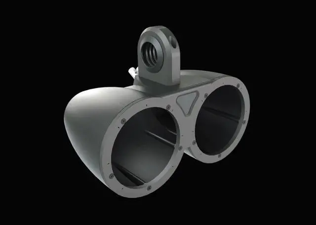 Alt view image 3 of 4 - Two Pairs of Wet Sounds REVO6-SWB Black 6.5" LED Speakers in KMTED Black Enclosures with KMLC LED Controller