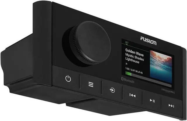 Alt view image 3 of 4 - Fusion MS-RA210 Marine AM/FM/BT/NEMA2000/Sirius XM Ready Stereo with 2 Pair Wet Sounds RECON 6-BG High Output 6.5" Marine Coaxial Speakers, Black Grill