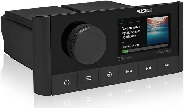 Alt view image 4 of 4 - Fusion MS-RA210 Marine AM/FM/BT/NEMA2000/Sirius XM Ready Stereo with 1 Pair Wet Sounds RECON 6-S High Output 6.5" Marine Coaxial Speakers, Silver Grill