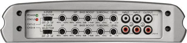 Alt view image 13 of 16 - Fusion Ms-Am504 4-Channel Marine Amplifier - 500W