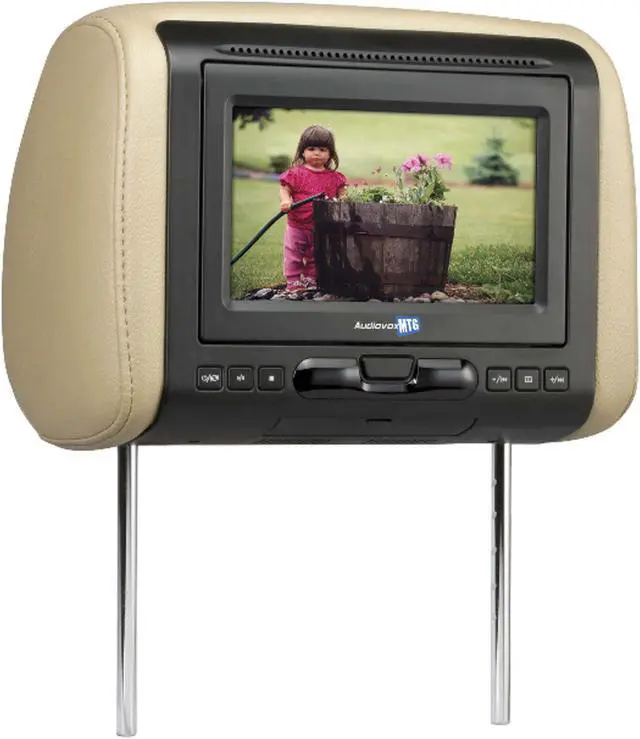 Alt view image 9 of 11 - Audiovox MTGHRD1 7" Headrest Monitor with DVD/HDMI Output
