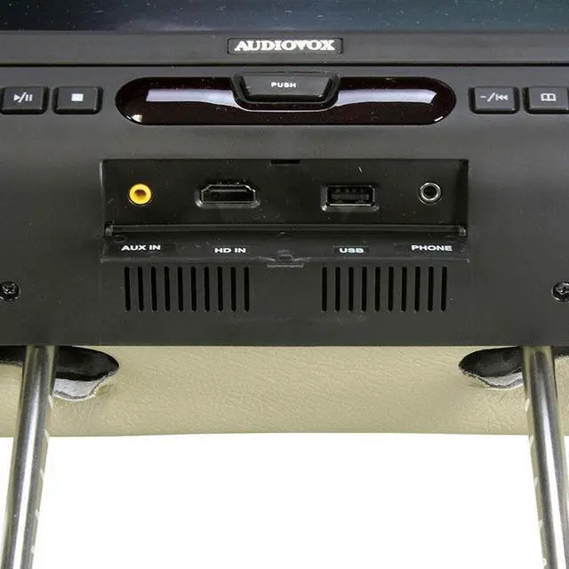 Alt view image 13 of 19 - Audiovox Movies2Go AVXMTGHR9HD 9" Headrest Monitor system w/ DVD Player, HDMI/MHL Input