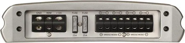 Alt view image 9 of 16 - Fusion Ms-Am504 4-Channel Marine Amplifier - 500W