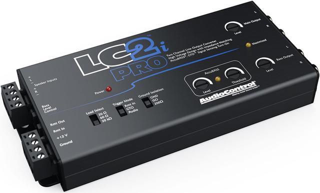 Alt view image 2 of 19 - AudioControl LC2i PRO 2-Channel Line Output Converter with Impedance Matching, AccuBASS, GTO, Audio Signal Sense, 12V Turn-On and ACR-1 Dash Remote Subwoofer Control