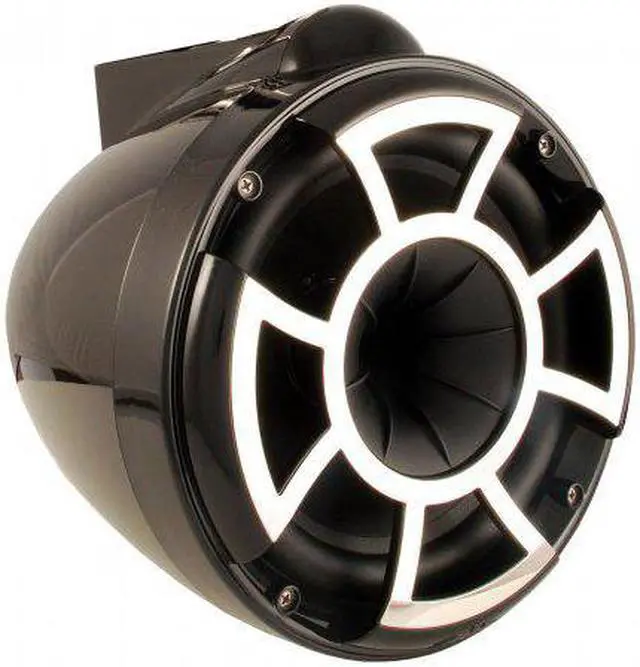 Alt view image 3 of 4 - Wet Sounds REV8B-SXM 8" Tower Speakers, Stainless Swivel Base Mount (NO CLAMP)