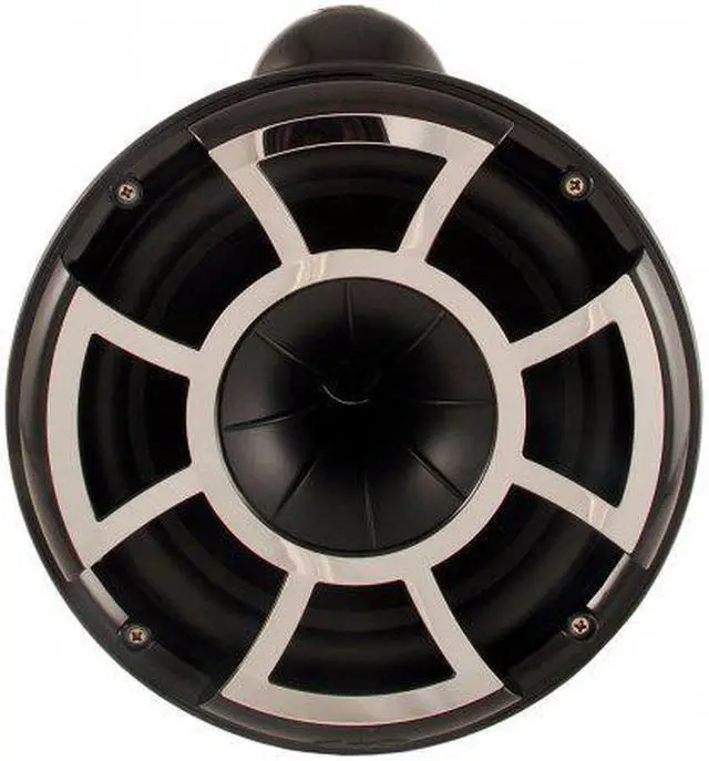 Alt view image 4 of 4 - Wet Sounds REV8B-X 8" Black Tower Speakers with X-Mounts & SYN-DX2.3 1200 Watt Amplifier