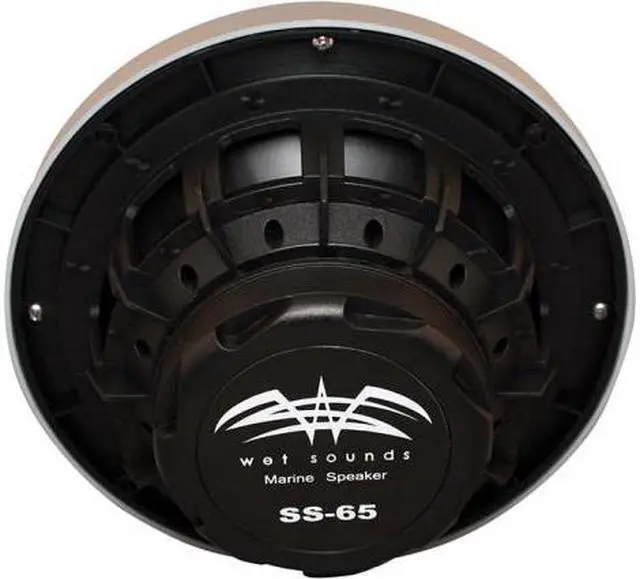 Alt view image 6 of 7 - Wet Sounds Bundle: Four pairs of XS 65i Series Black cone Silver Grill 6.5" Speakers - 60 Watts RMS Each