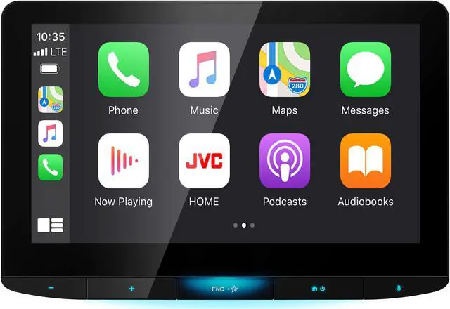 Alt view image 3 of 4 - JVC KW-Z1000W 10.1" HD Receiver with Bluetooth, Wireless Android Auto & Wireless Apple CarPlay, HDMI and SXV300v1 Tuner