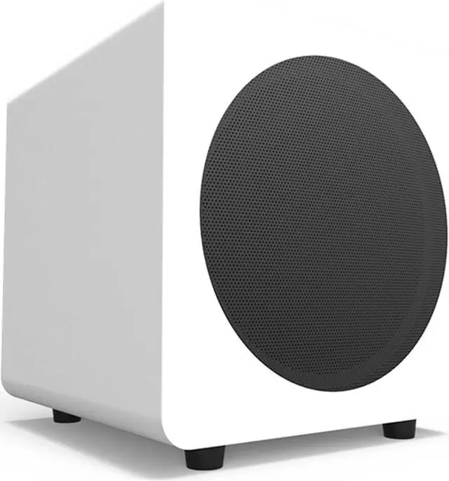 Alt view image 8 of 9 - Kanto SUB8 8-inch Powered Subwoofer, Matte White