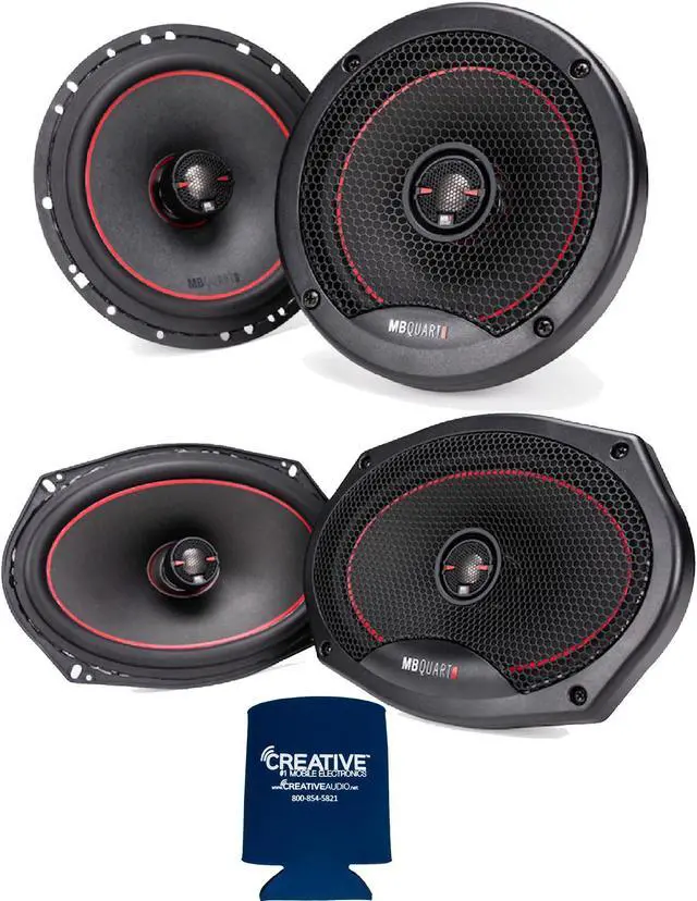 Main image of MB Quart RK1-116 6.5" Coaxial Speakers, RK1-169 6x9" Coaxial Speakers Reference Bundle